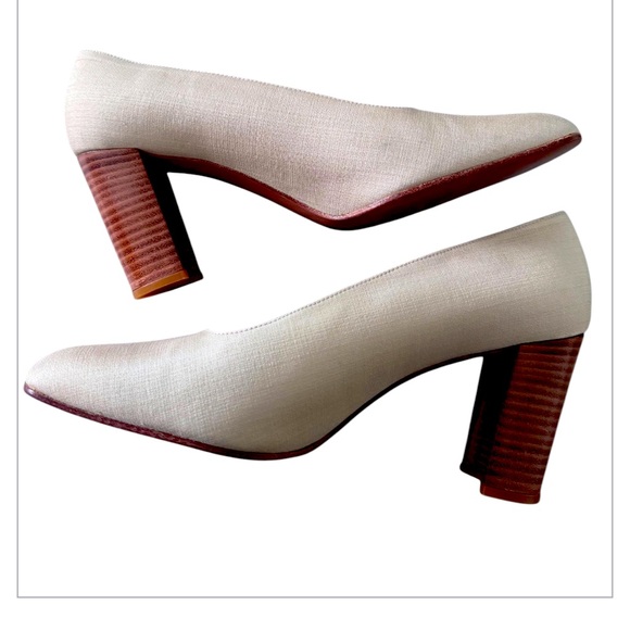 Stuart Weitzman Shoes - Stuart Weitzman Silk Block Heel Pumps